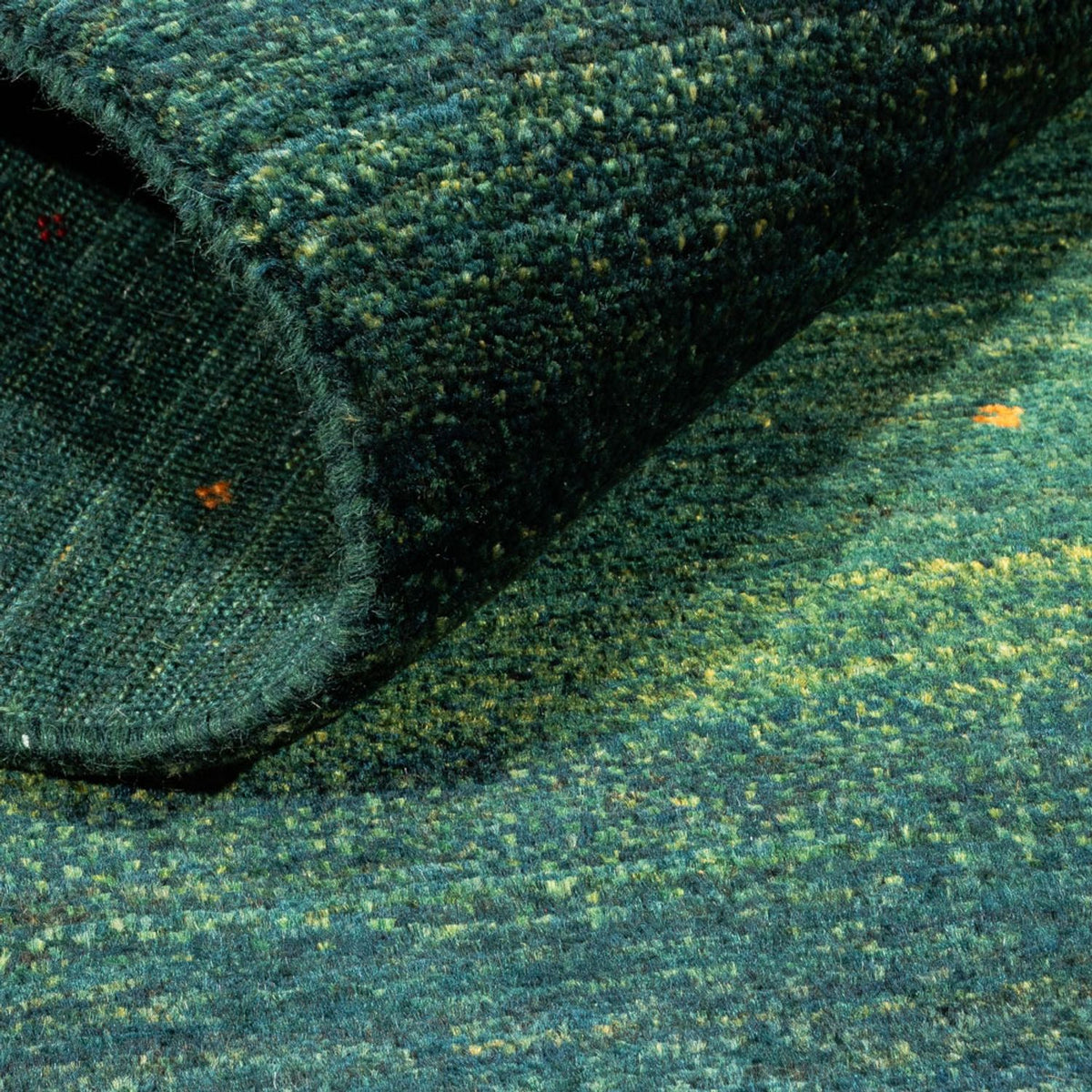 Dywan Gabbeh - Loribaft Perski - 144 x 84 cm - zielona