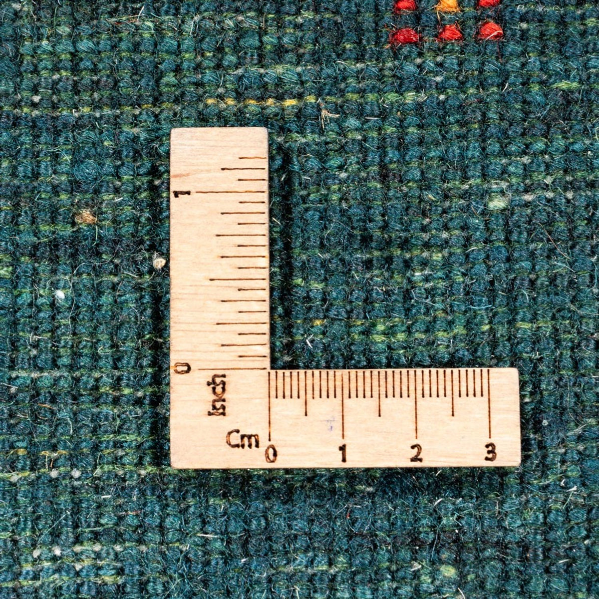 Dywan Gabbeh - Loribaft Perski - 144 x 84 cm - zielona