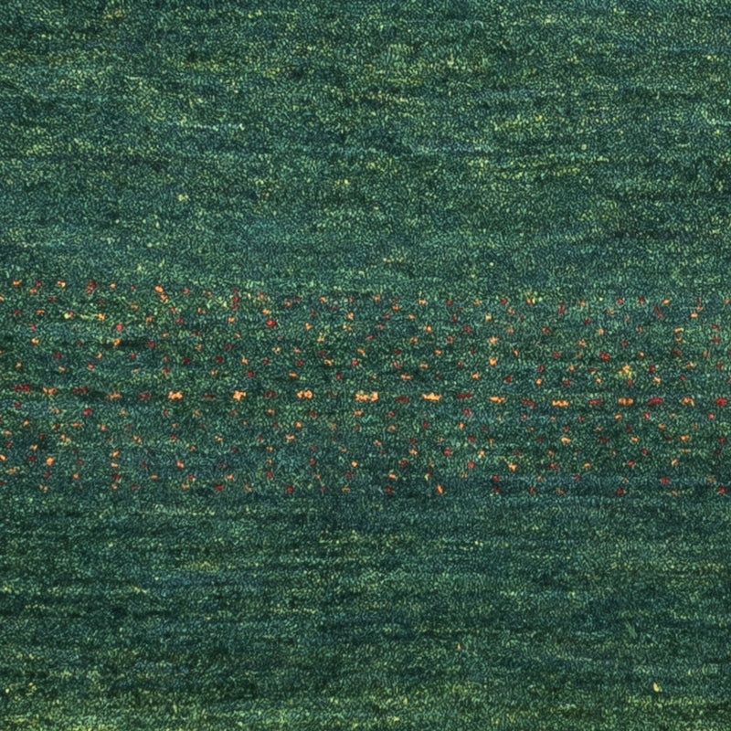 Dywan Gabbeh - Loribaft Perski - 126 x 78 cm - zielona