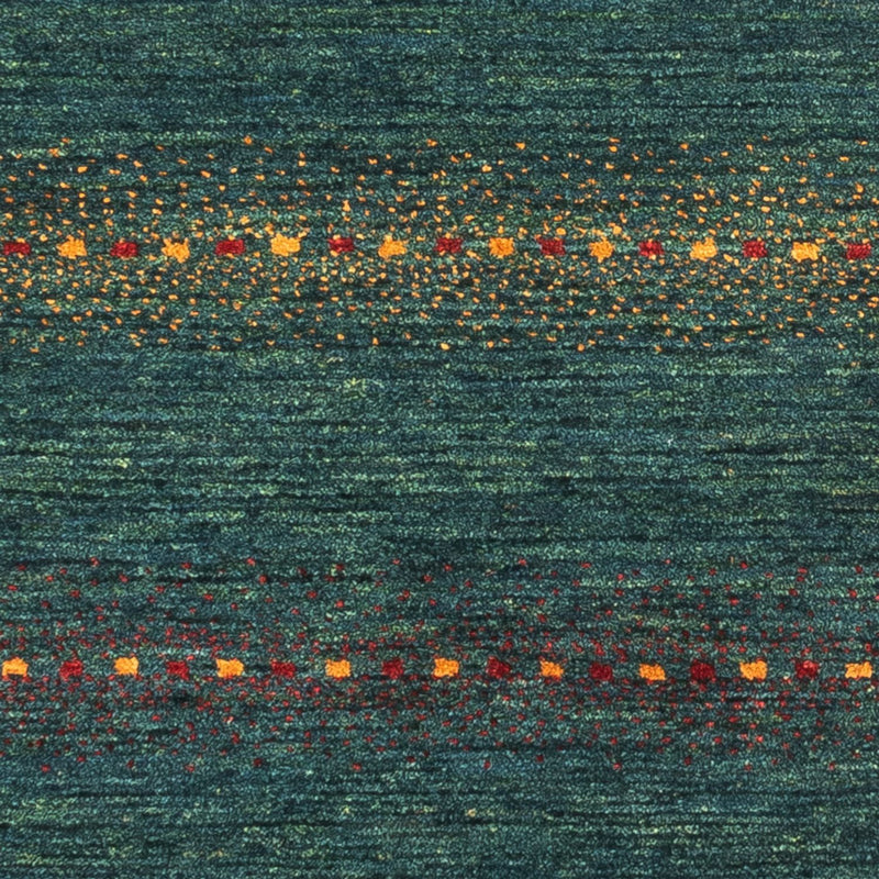 Dywan Gabbeh - Loribaft Perski - 136 x 68 cm - zielona