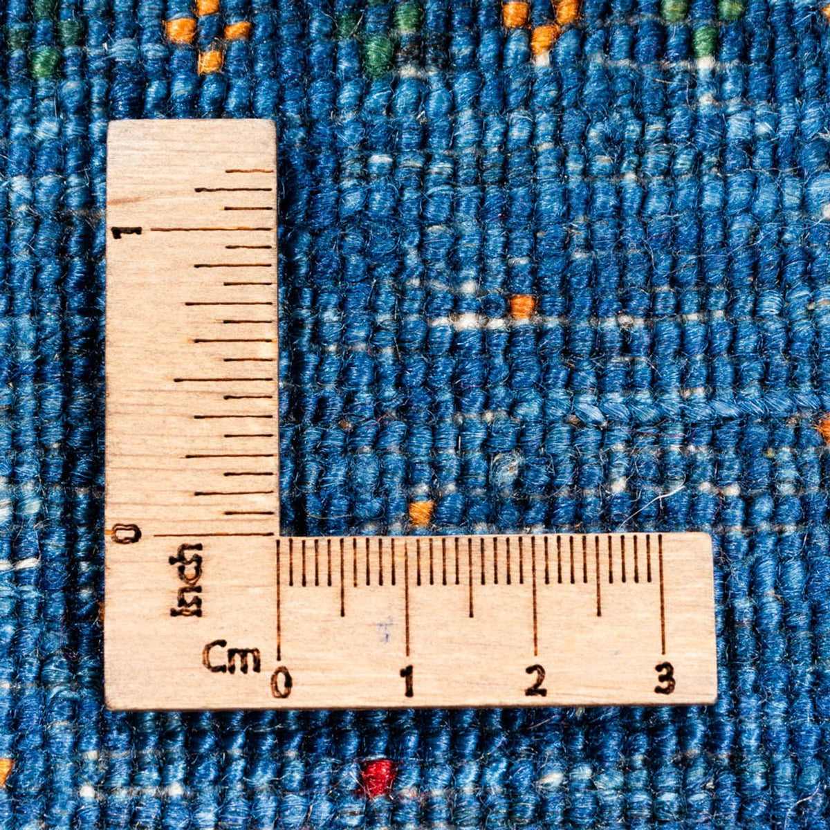 Dywan Gabbeh - Loribaft Perski - 153 x 85 cm - niebieski