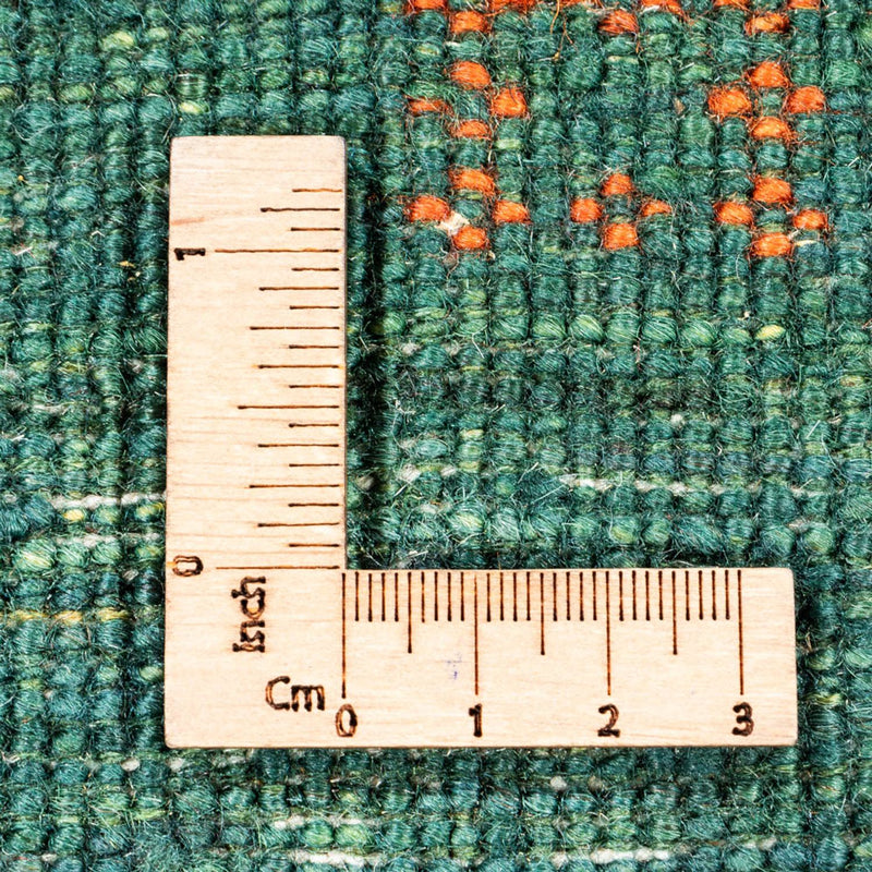 Dywan Gabbeh - Loribaft Perski - 120 x 76 cm - zielona