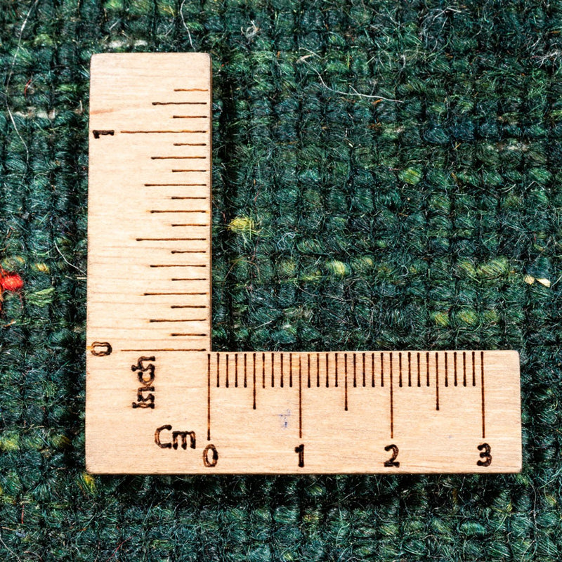 Dywan Gabbeh - Loribaft Perski - 121 x 85 cm - zielona