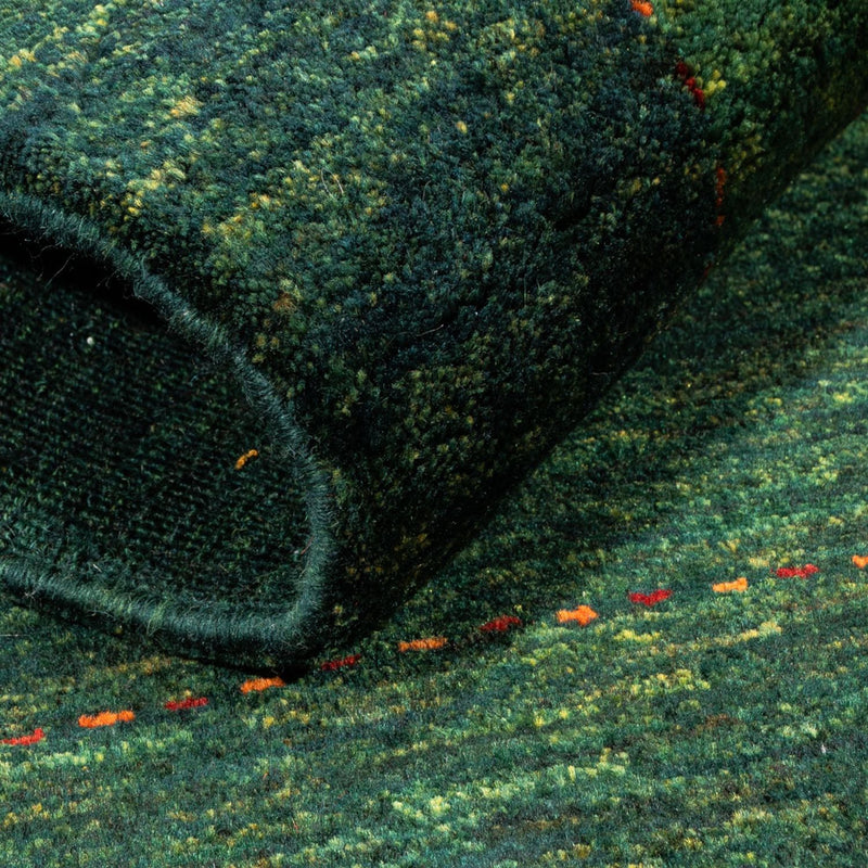 Dywan Gabbeh - Loribaft Perski - 120 x 80 cm - zielona