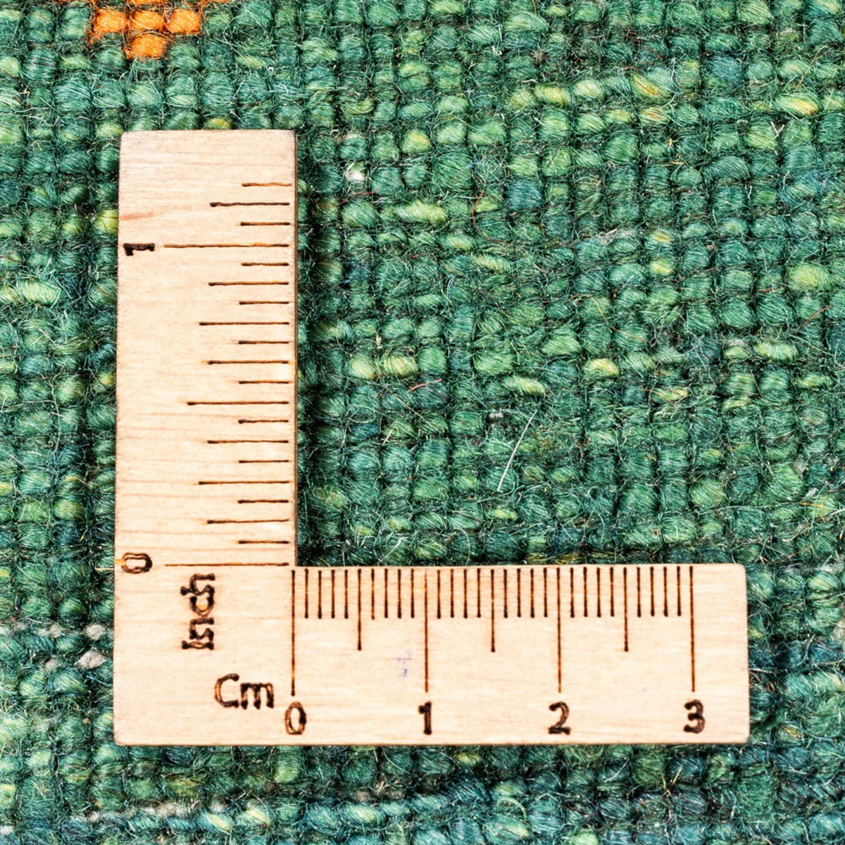 Dywan Gabbeh - Loribaft Perski - 125 x 85 cm - zielona