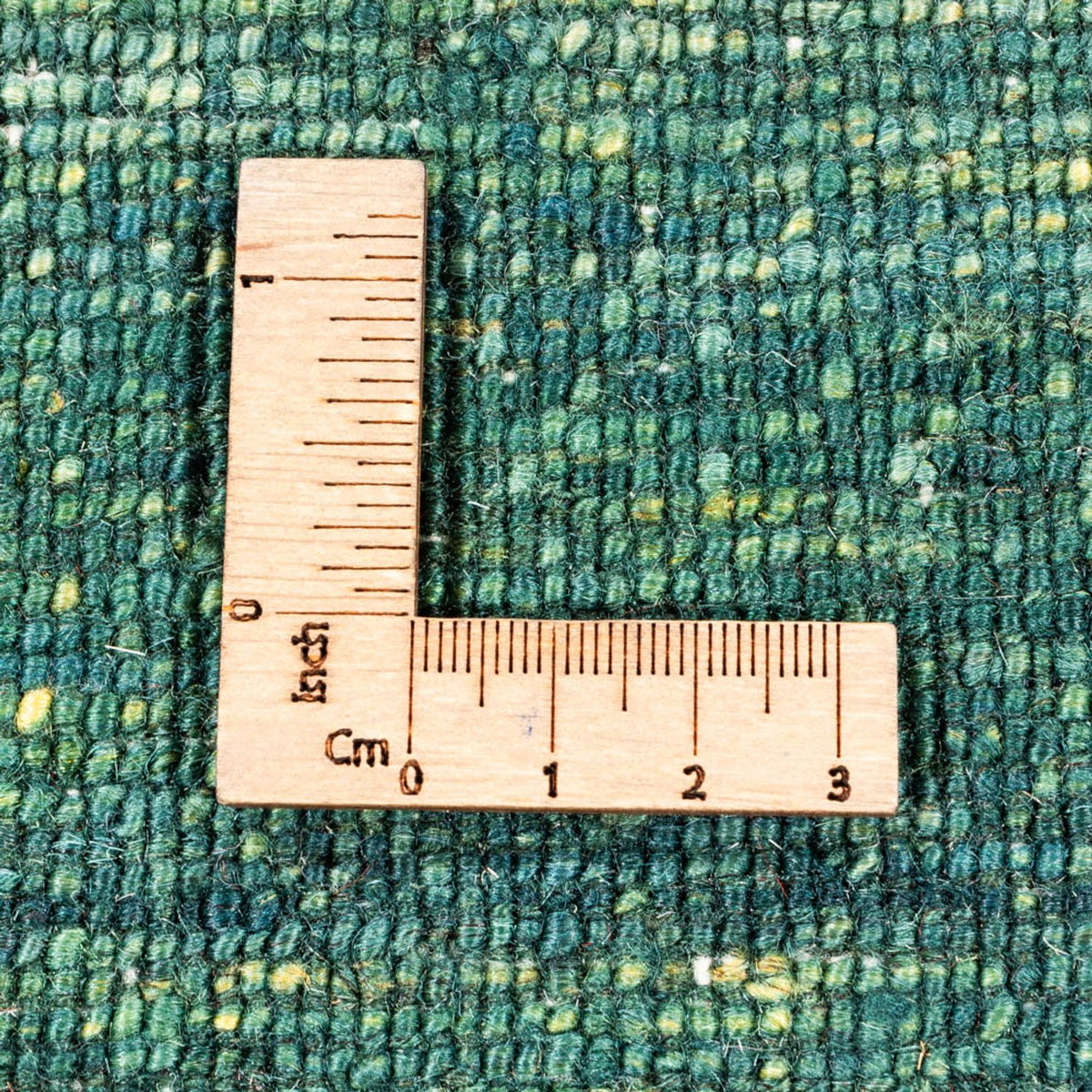 Dywan Gabbeh - Loribaft Perski - 133 x 83 cm - zielona