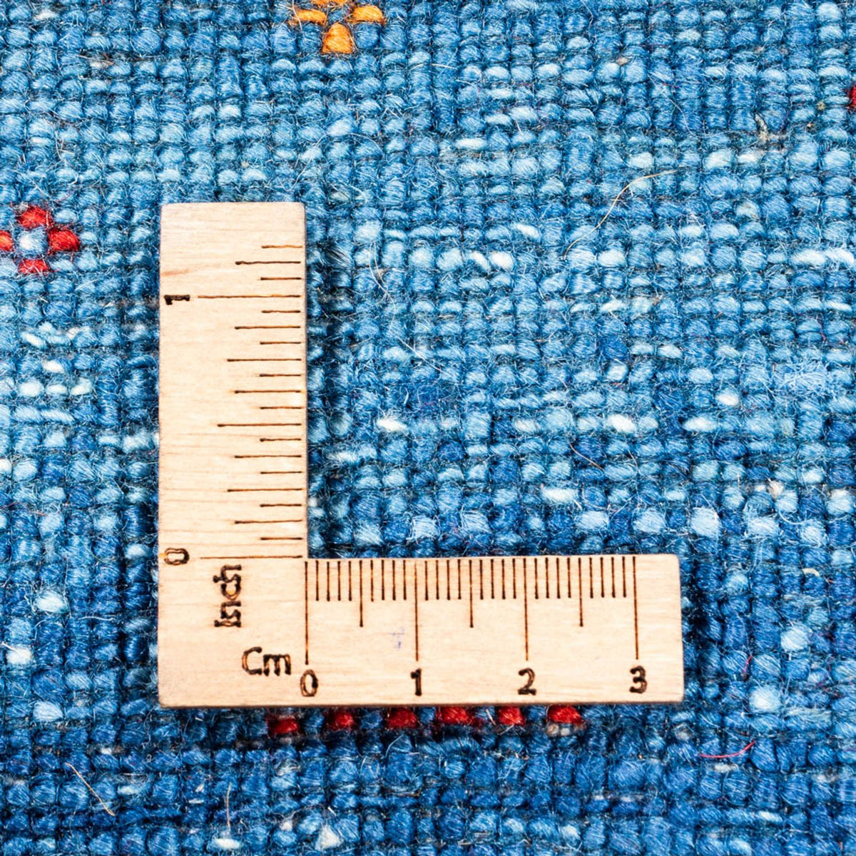 Dywan Gabbeh - Loribaft Perski - 131 x 85 cm - niebieski