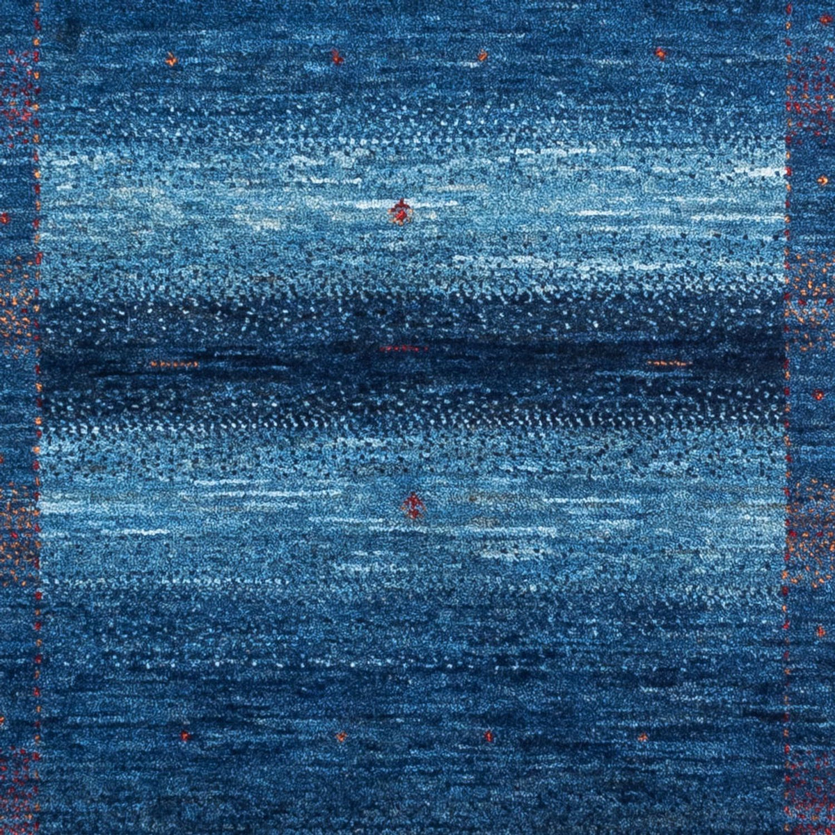 Dywan Gabbeh - Loribaft Perski - 122 x 91 cm - niebieski