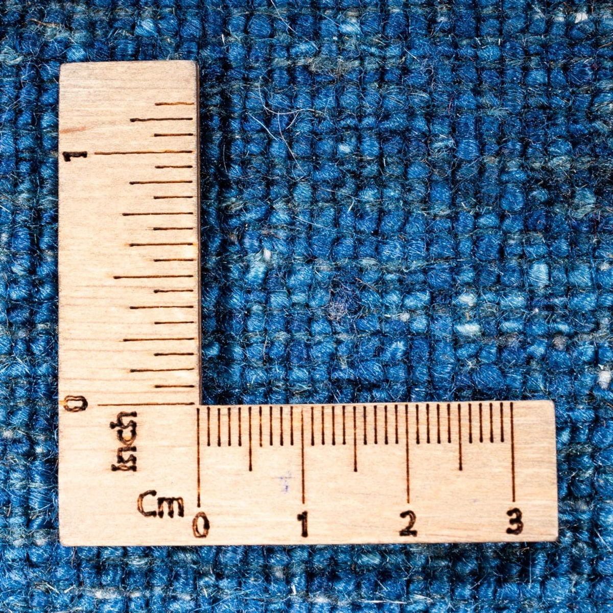 Dywan Gabbeh - Loribaft Perski - 122 x 91 cm - niebieski