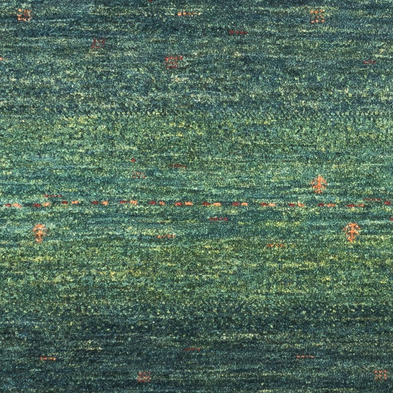 Dywan Gabbeh - Loribaft Perski - 123 x 78 cm - zielona