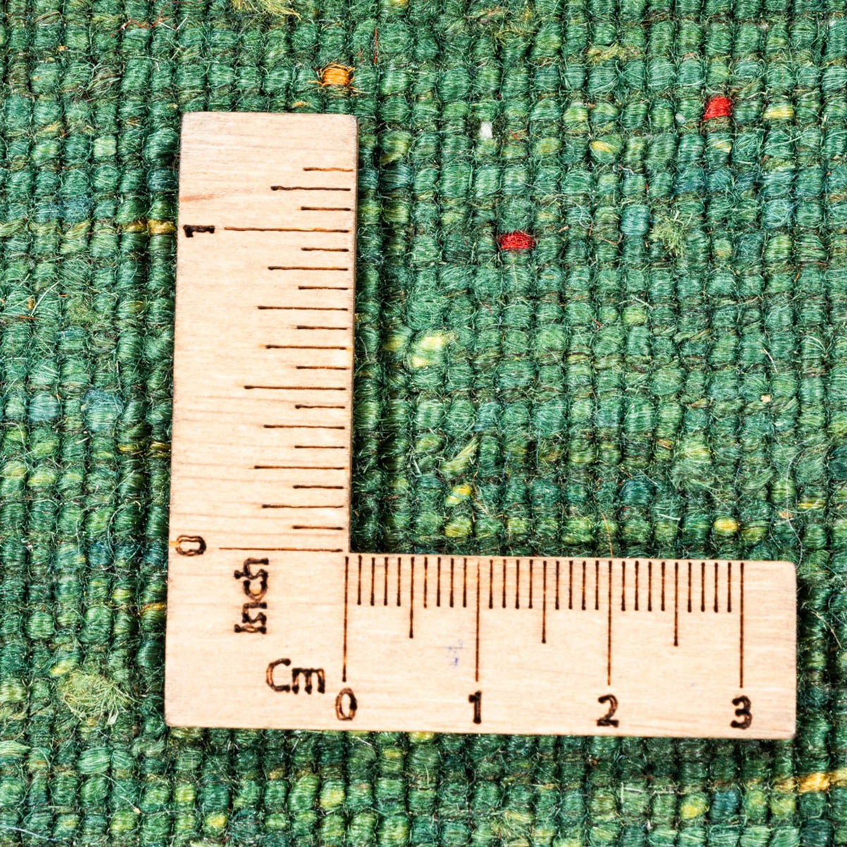 Dywan Gabbeh - Loribaft Perski - 123 x 79 cm - zielona