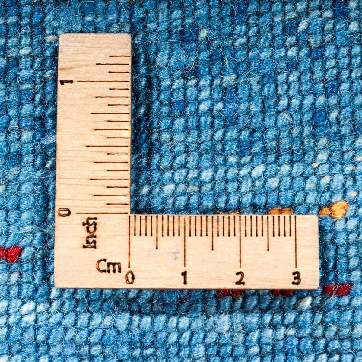 Dywan Gabbeh - Loribaft Perski - 132 x 84 cm - niebieski