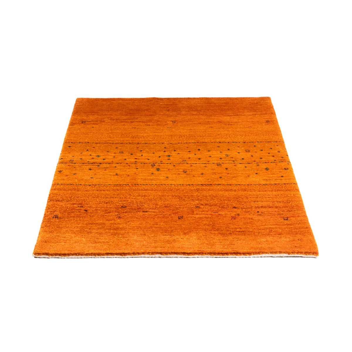 Dywan Gabbeh - Loribaft Perski - 101 x 80 cm - złoto