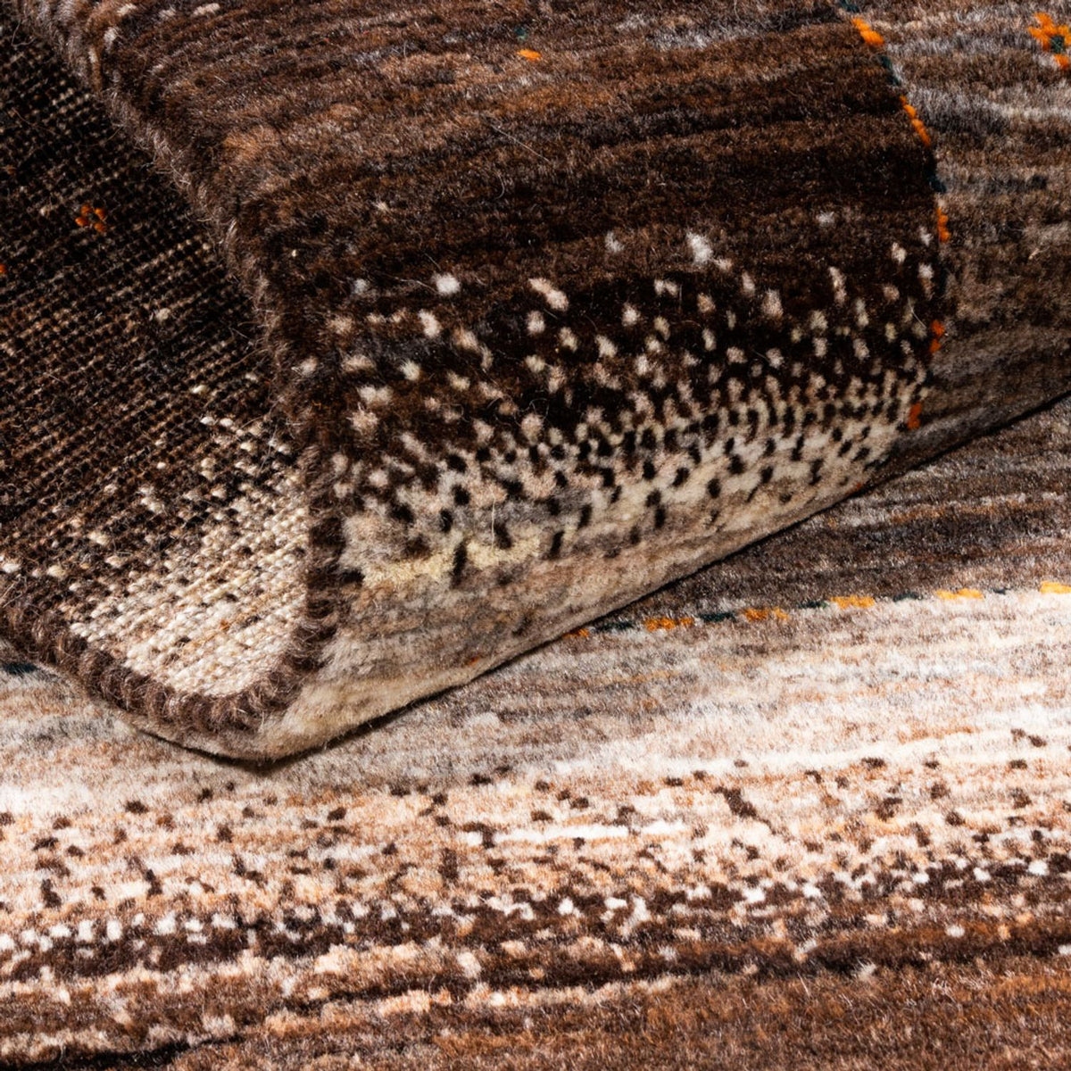 Dywan Gabbeh - Loribaft Perski - 123 x 84 cm - szary