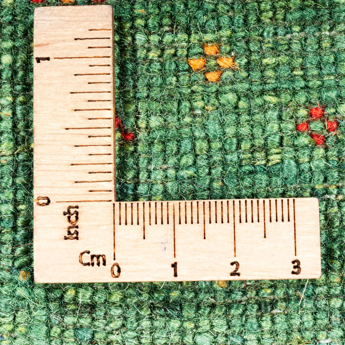 Dywan Gabbeh - Loribaft Perski - 162 x 91 cm - zielona