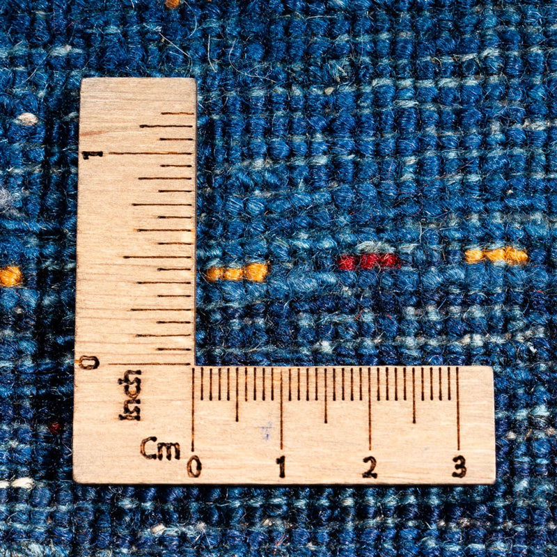 Dywan Gabbeh - Loribaft Perski - 184 x 125 cm - niebieski