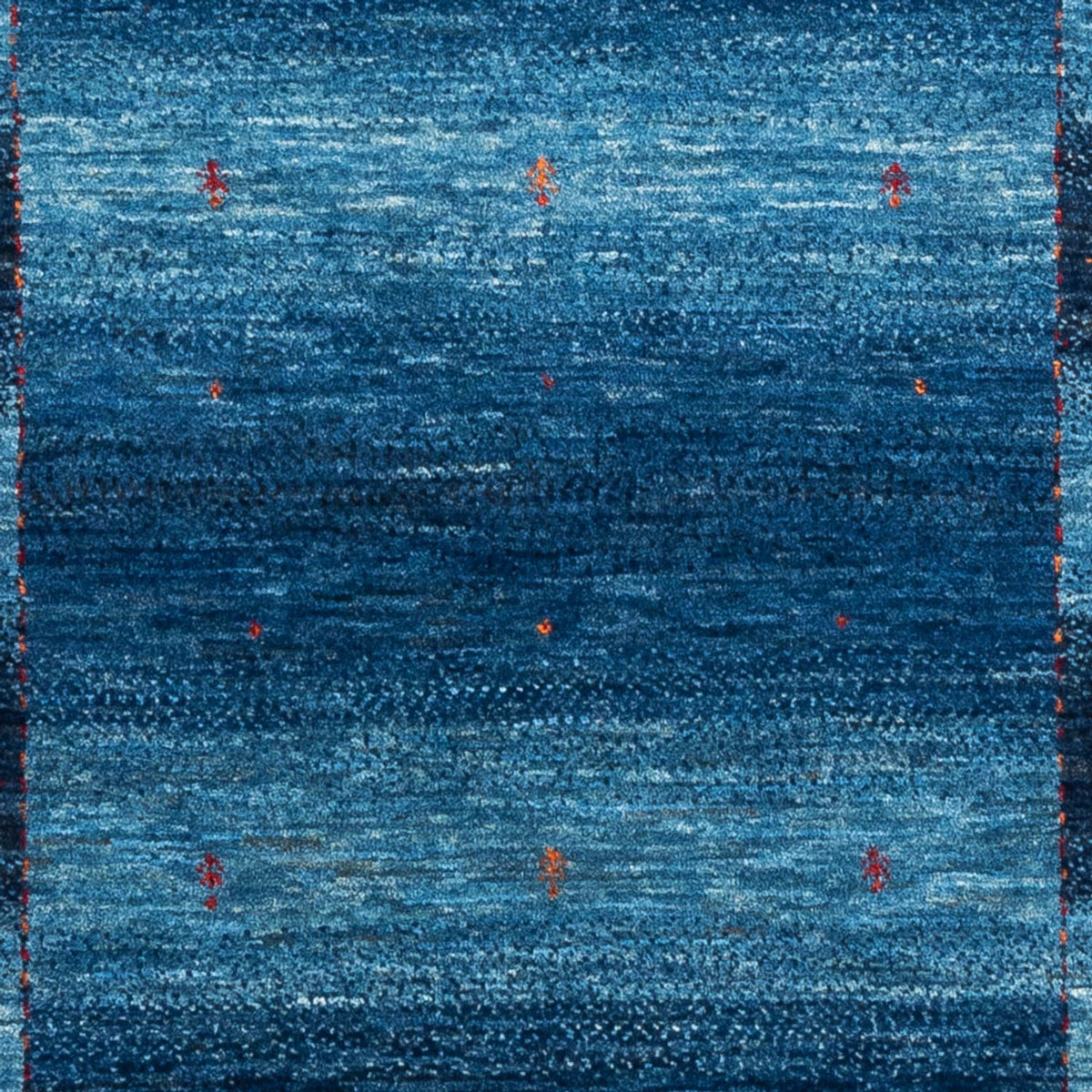 Dywan Gabbeh - Loribaft Perski - 190 x 128 cm - niebieski