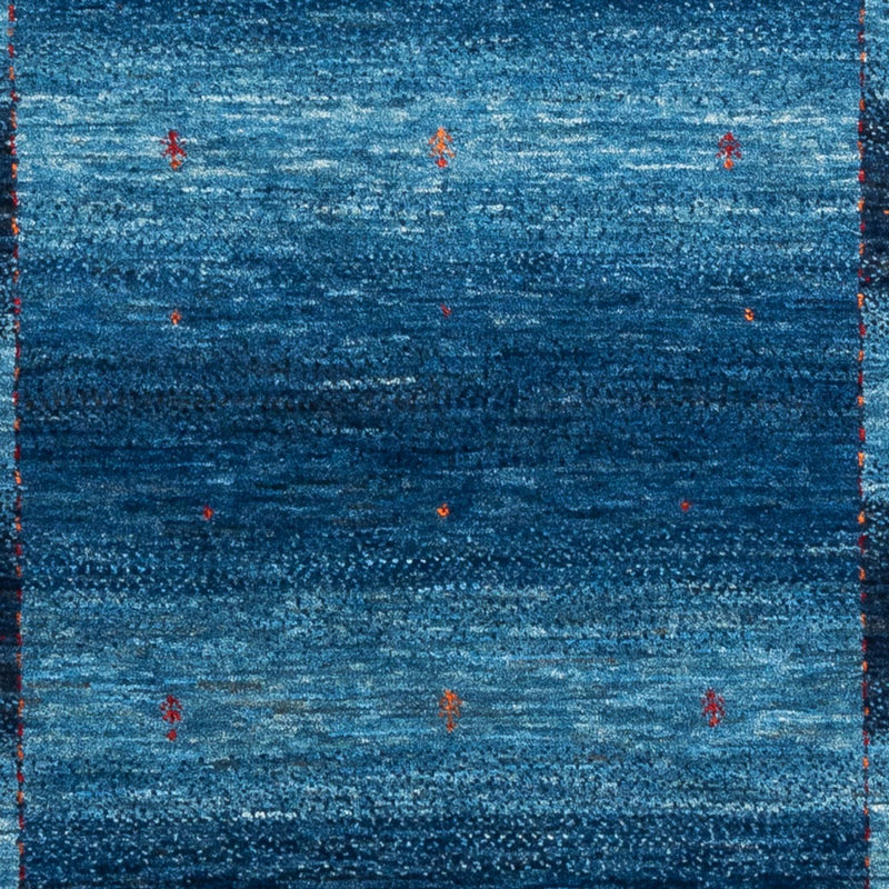 Dywan Gabbeh - Loribaft Perski - 190 x 128 cm - niebieski