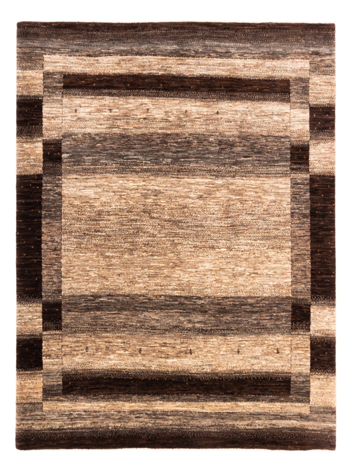 Dywan Gabbeh - Loribaft Perski - 234 x 182 cm - szary