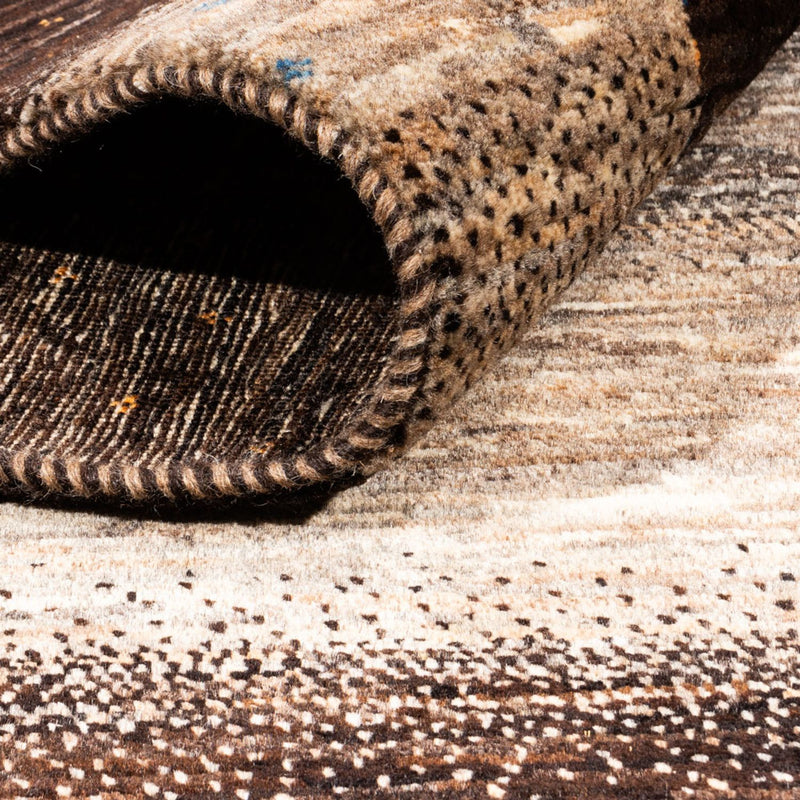 Dywan Gabbeh - Loribaft Perski - 234 x 182 cm - szary