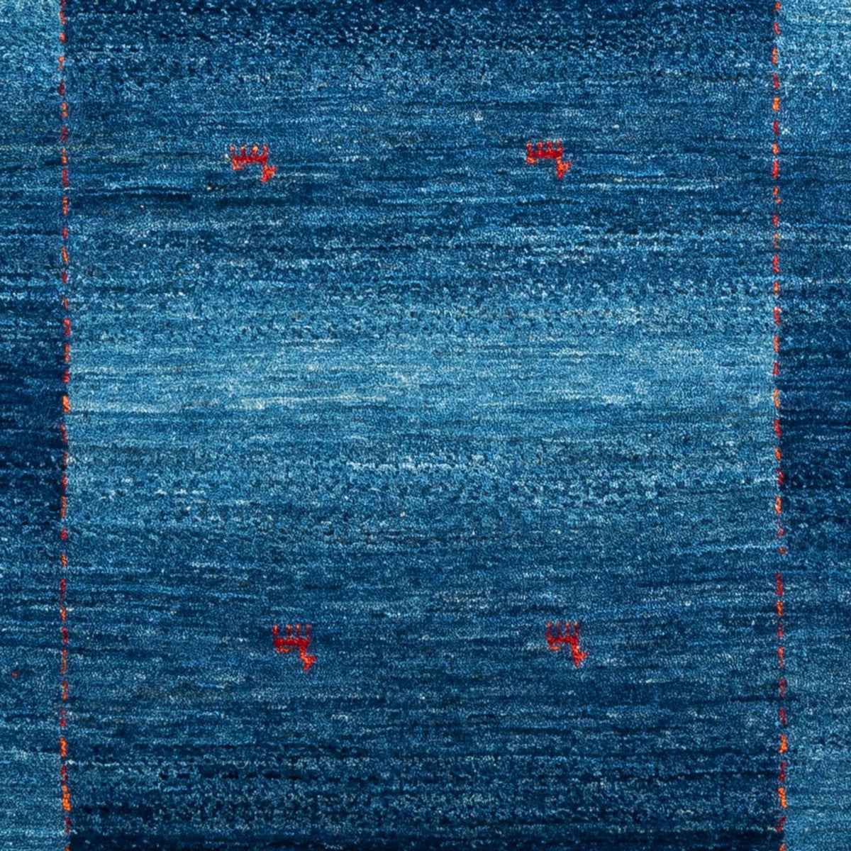 Dywan Gabbeh - Loribaft Perski - 181 x 128 cm - niebieski