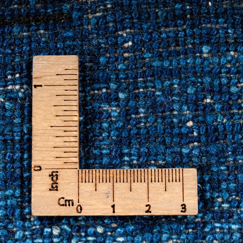 Dywan Gabbeh - Loribaft Perski - 181 x 128 cm - niebieski