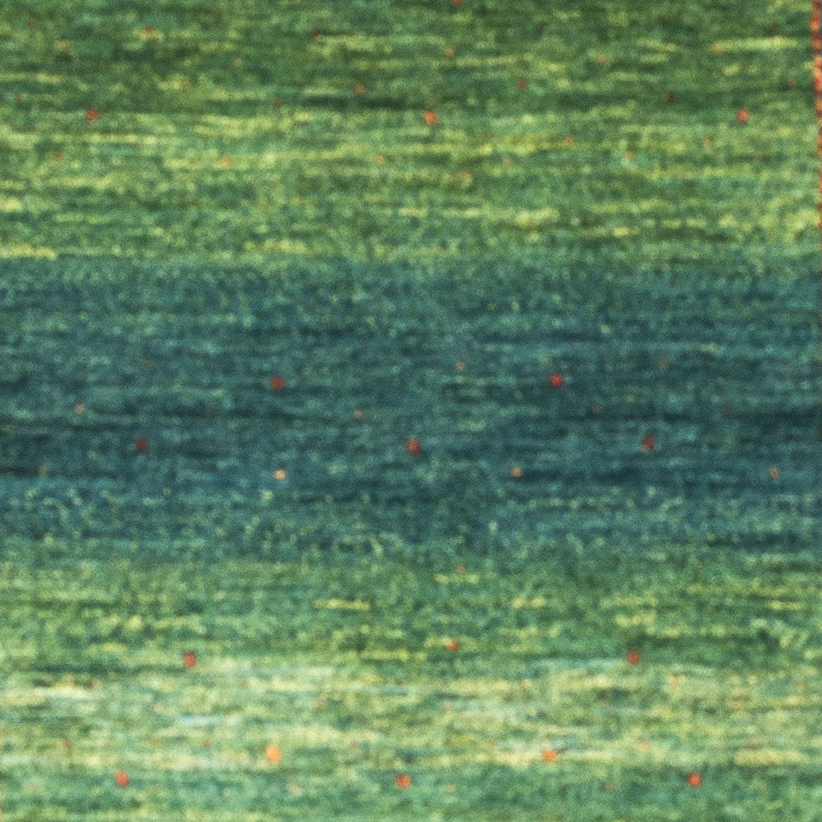 Dywan Gabbeh - Loribaft Perski - 147 x 100 cm - zielona