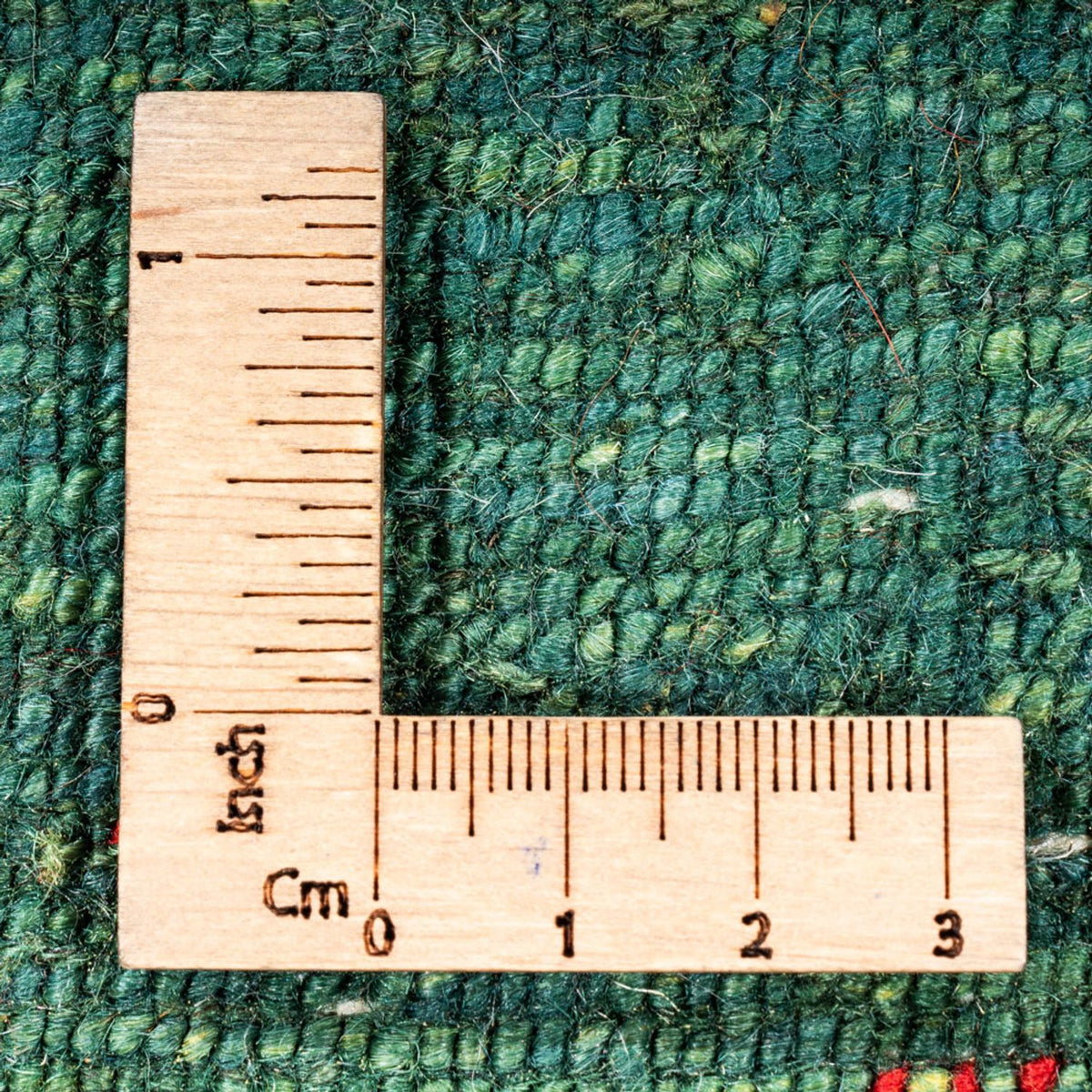 Dywan Gabbeh - Loribaft Perski - 125 x 81 cm - zielona