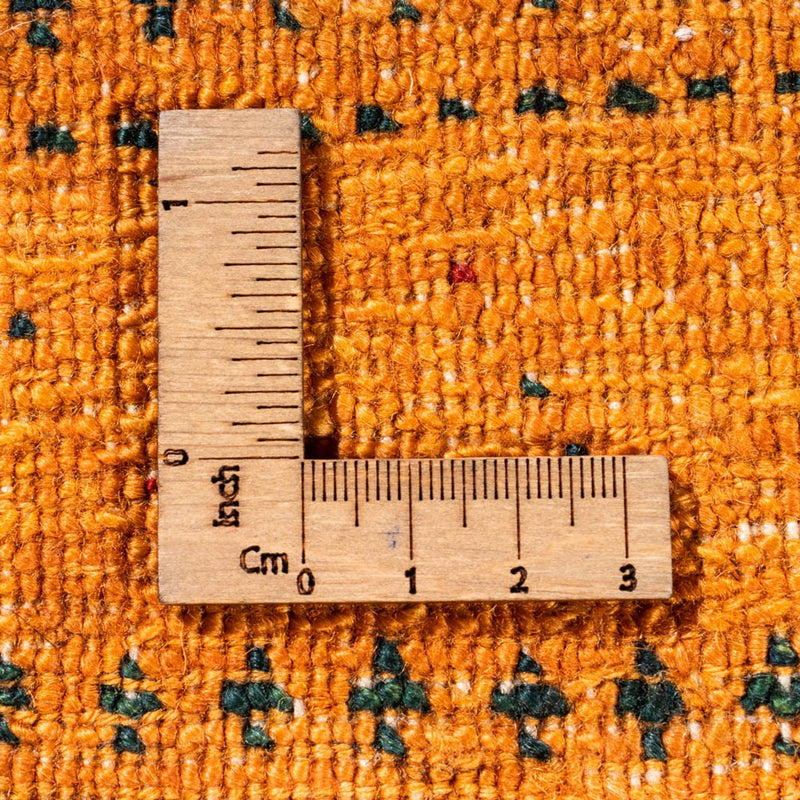 Dywan Gabbeh - Loribaft Perski - 98 x 81 cm - złoto