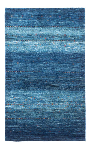 Dywan Gabbeh - Loribaft Perski - 135 x 84 cm - niebieski