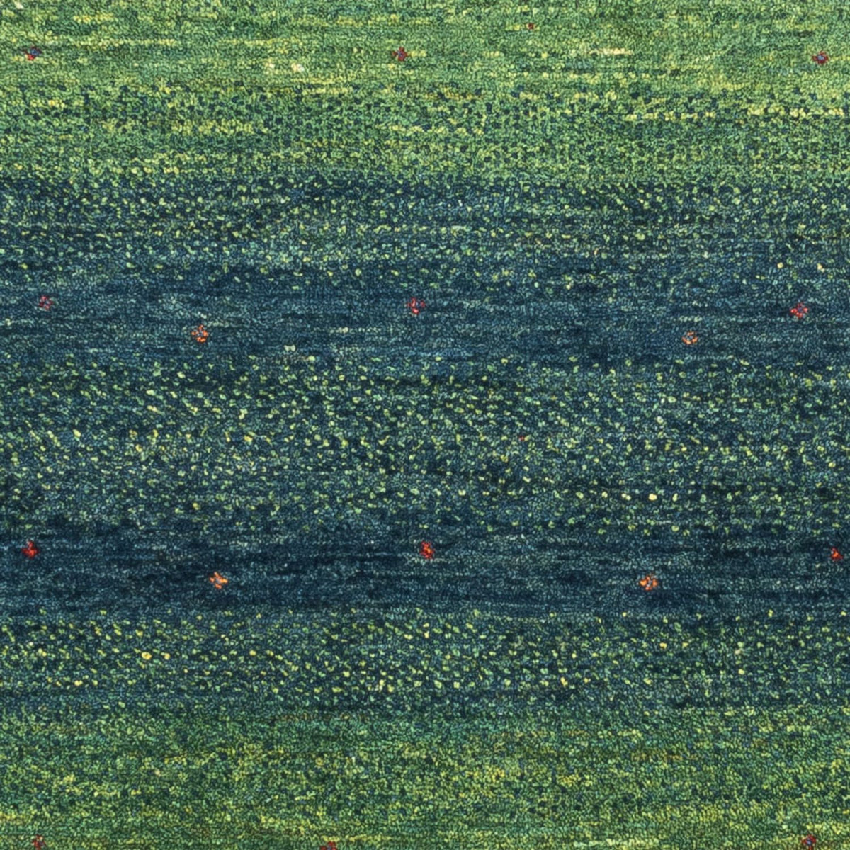 Dywan Gabbeh - Loribaft Perski - 123 x 85 cm - zielona