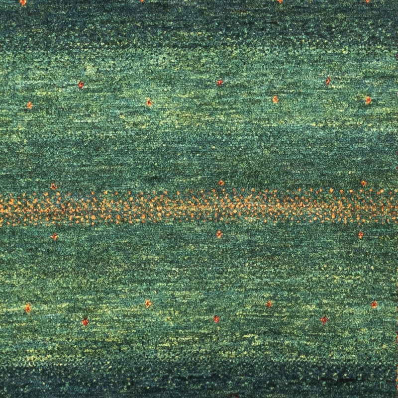 Dywan Gabbeh - Loribaft Perski - 127 x 86 cm - zielona