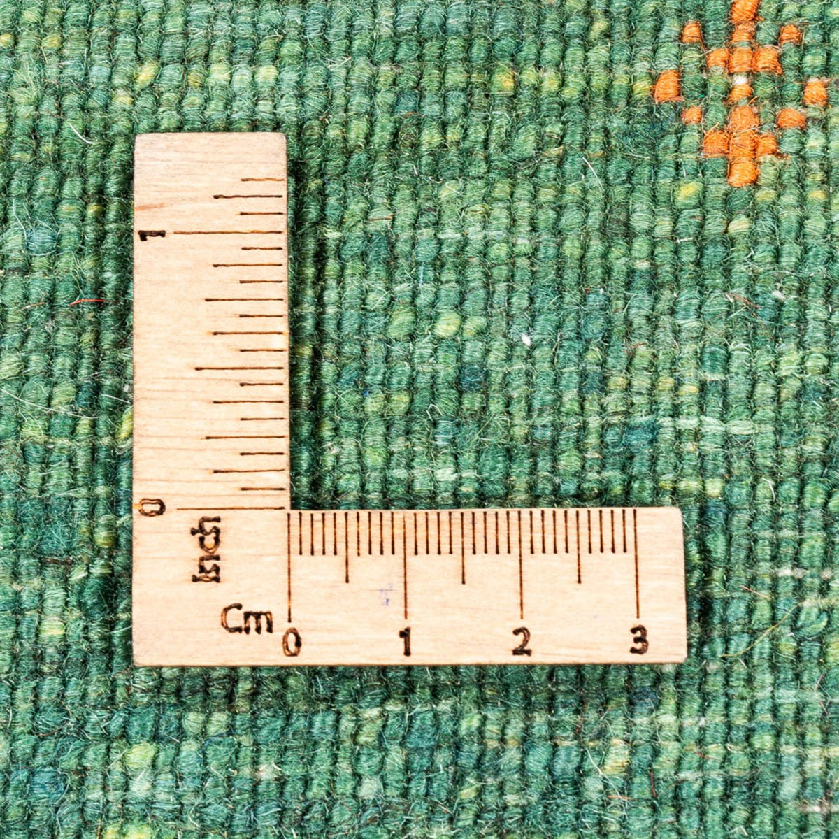 Dywan Gabbeh - Loribaft Perski - 127 x 82 cm - zielona