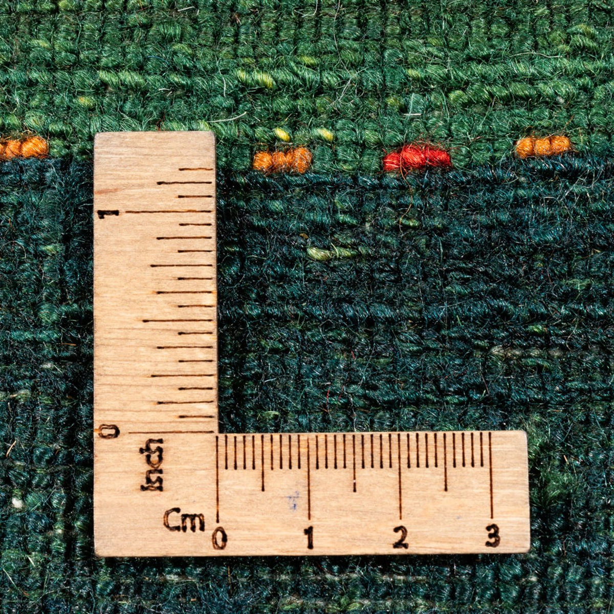 Dywan Gabbeh - Loribaft Perski - 229 x 170 cm - zielona