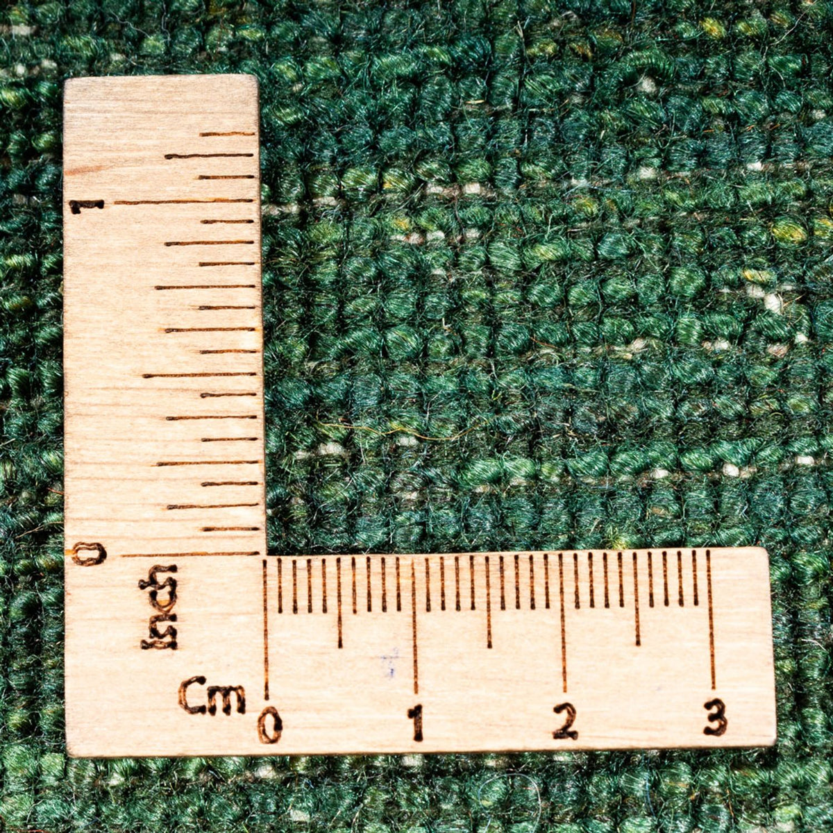 Dywan Gabbeh - Loribaft Perski - 162 x 132 cm - zielona