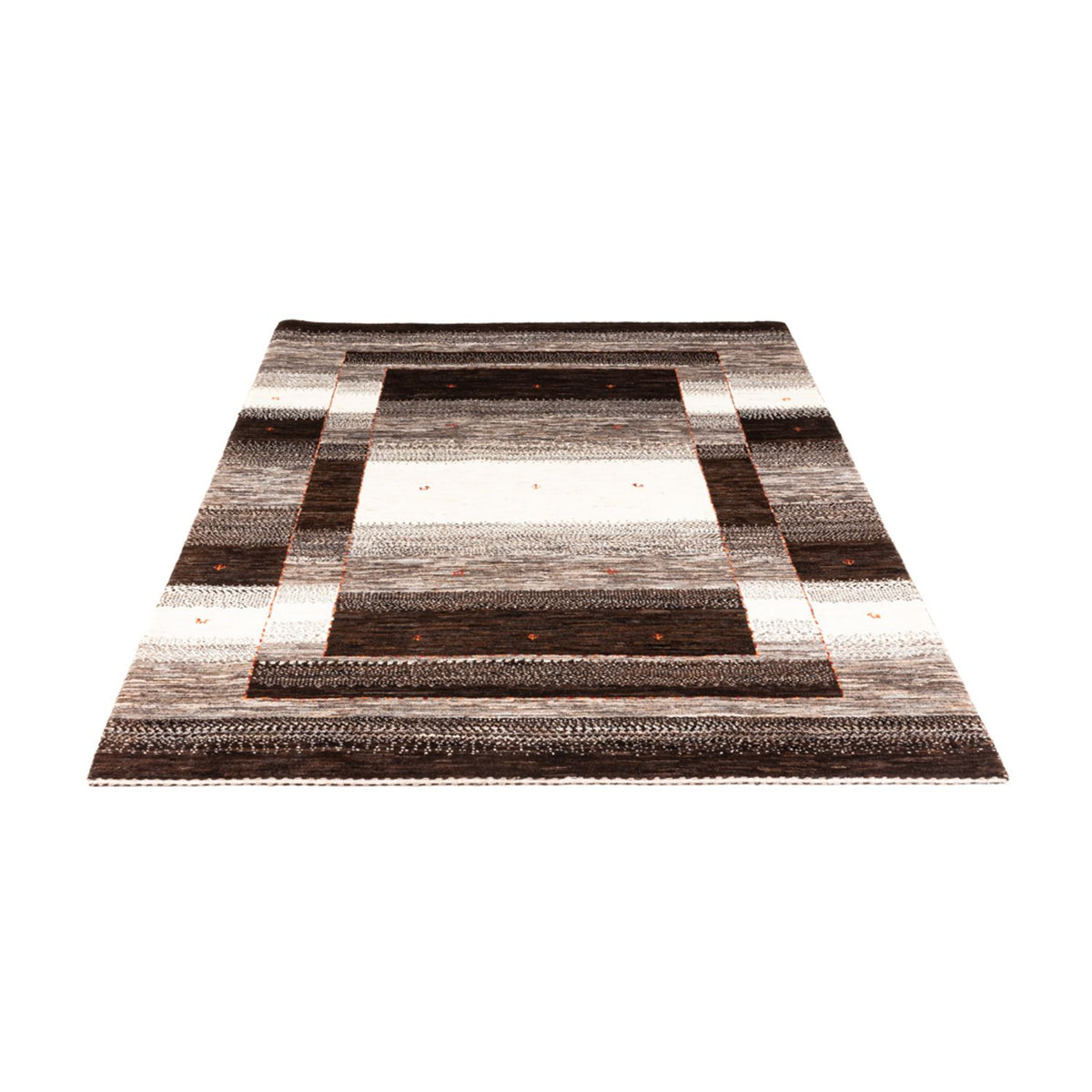 Dywan Gabbeh - Loribaft Perski - 187 x 129 cm - szary