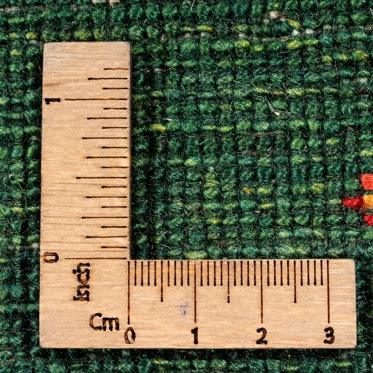 Dywan Gabbeh - Loribaft Perski - 183 x 105 cm - zielona