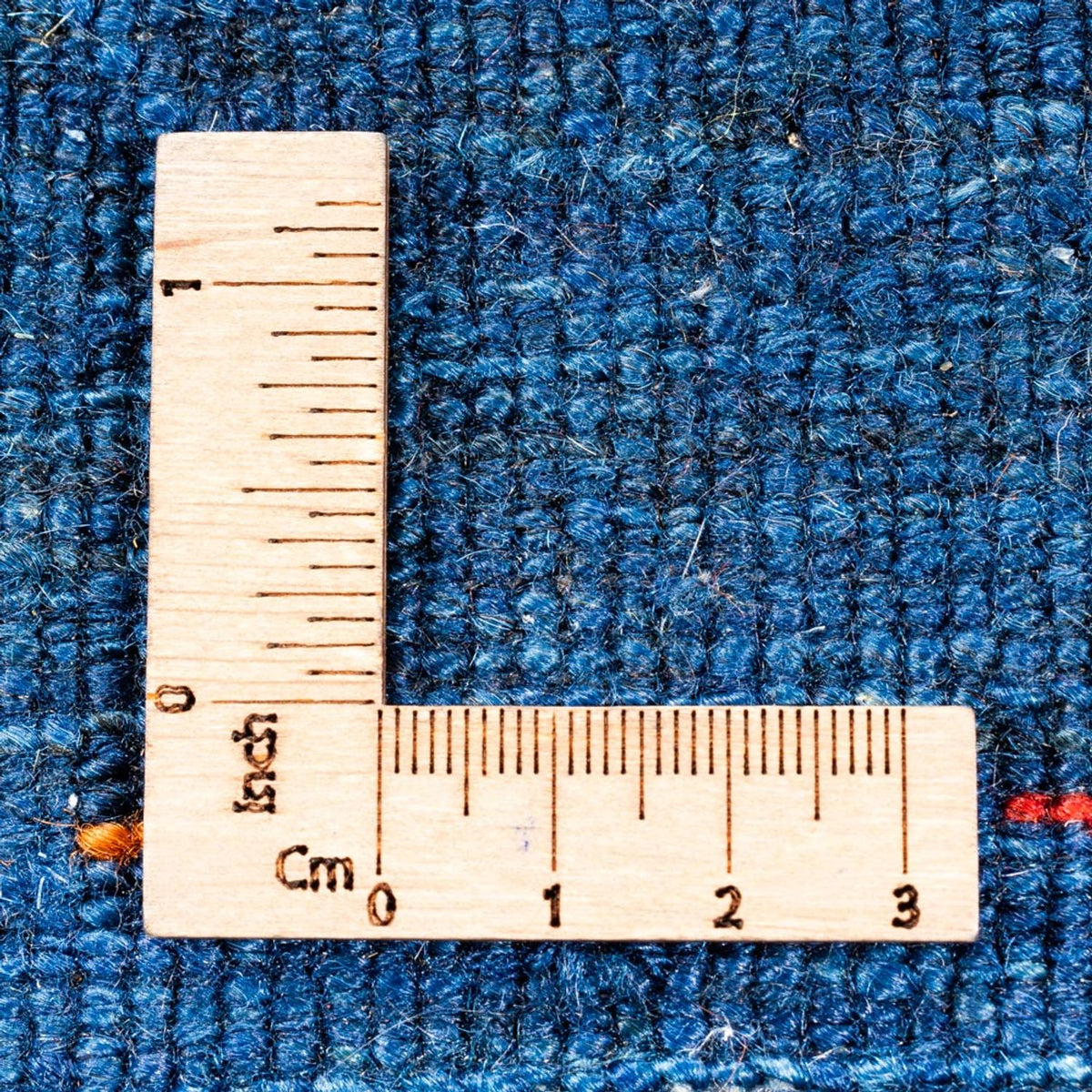 Dywan Gabbeh - Loribaft Perski - 168 x 118 cm - niebieski