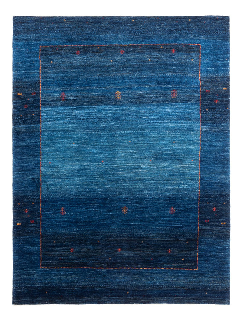 Dywan Gabbeh - Loribaft Perski - 162 x 120 cm - niebieski