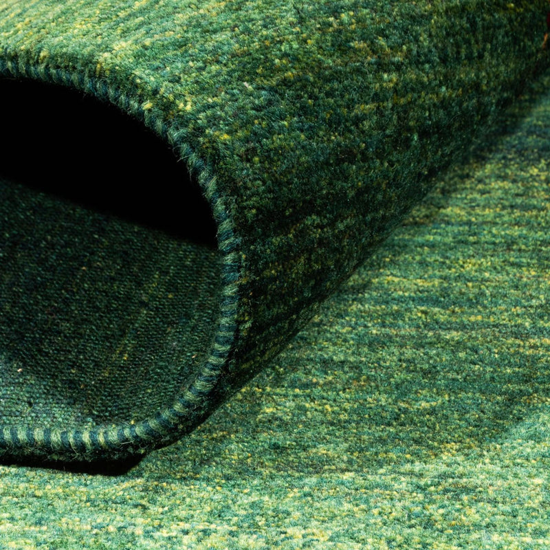 Dywan Gabbeh - Loribaft Perski - 181 x 118 cm - zielona