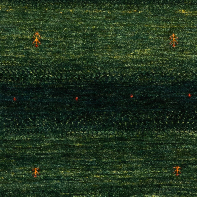 Dywan Gabbeh - Loribaft Perski - 178 x 113 cm - zielona