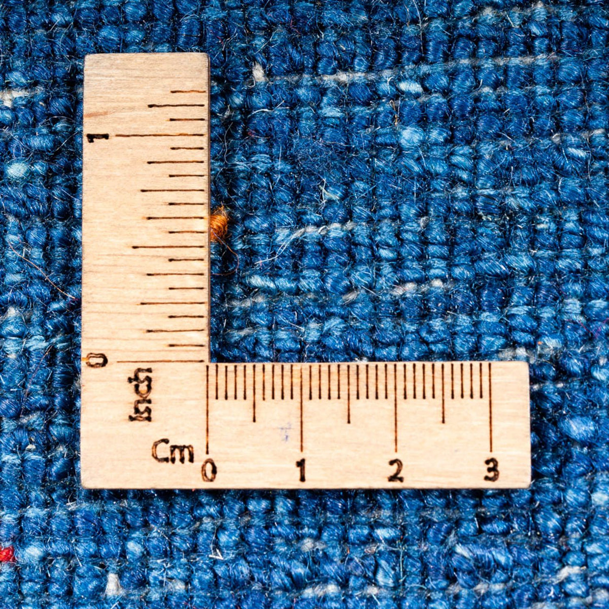 Dywan Gabbeh - Loribaft Perski - 173 x 113 cm - niebieski