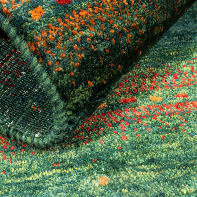 Dywan Gabbeh - Loribaft Perski - 101 x 91 cm - wielokolorowy