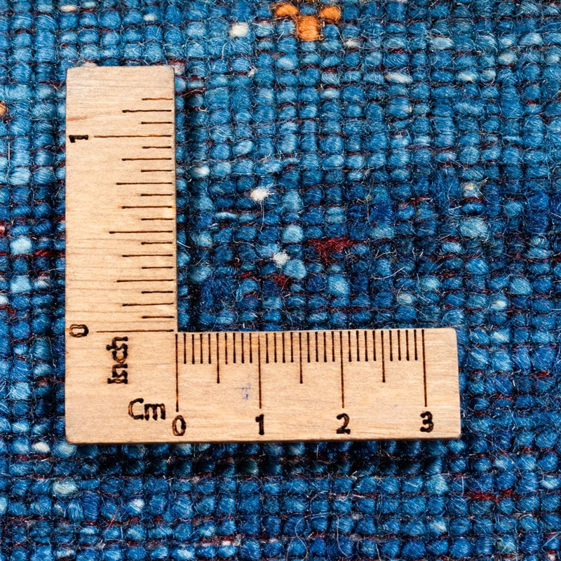 Dywan Gabbeh - Loribaft Perski - 120 x 85 cm - niebieski