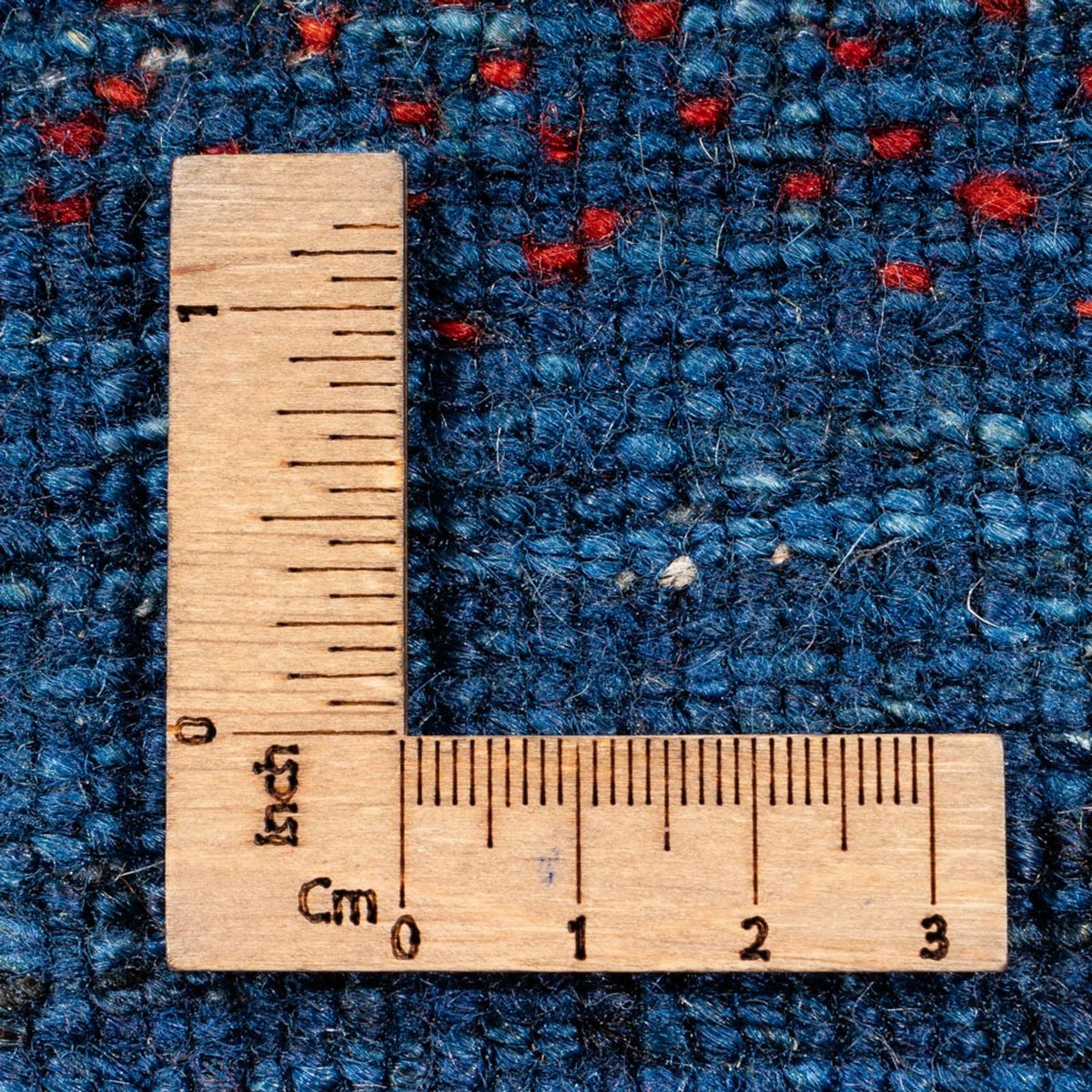 Dywan Gabbeh - Loribaft Perski - 186 x 132 cm - niebieski