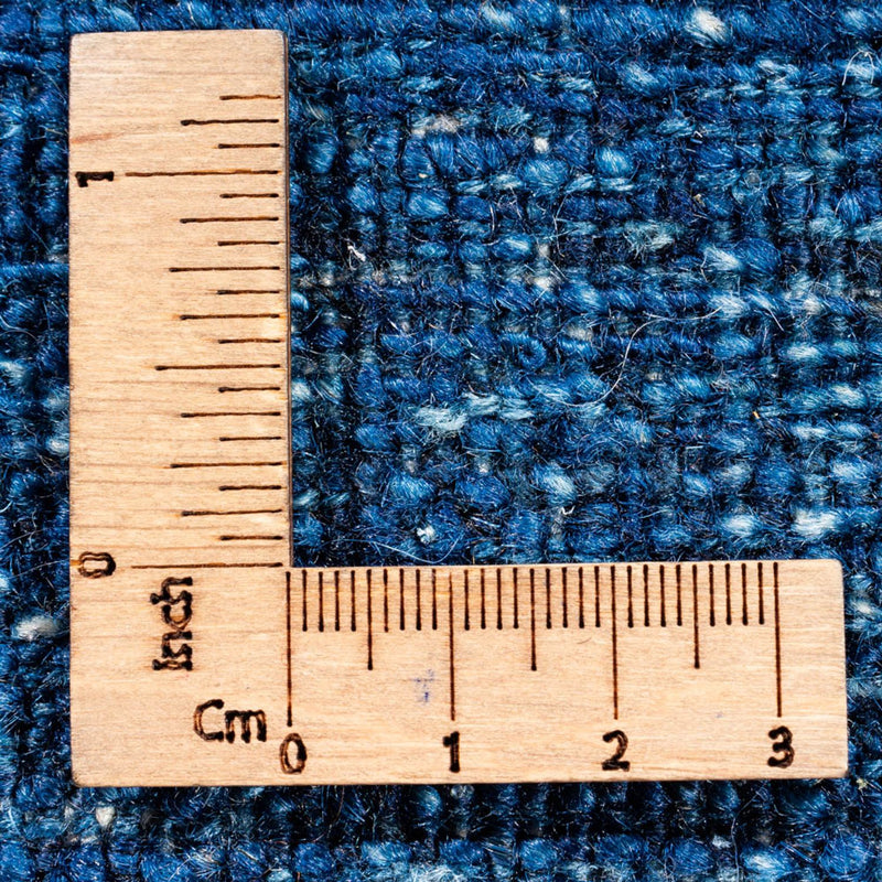 Dywan Gabbeh - Loribaft Perski - 108 x 88 cm - niebieski