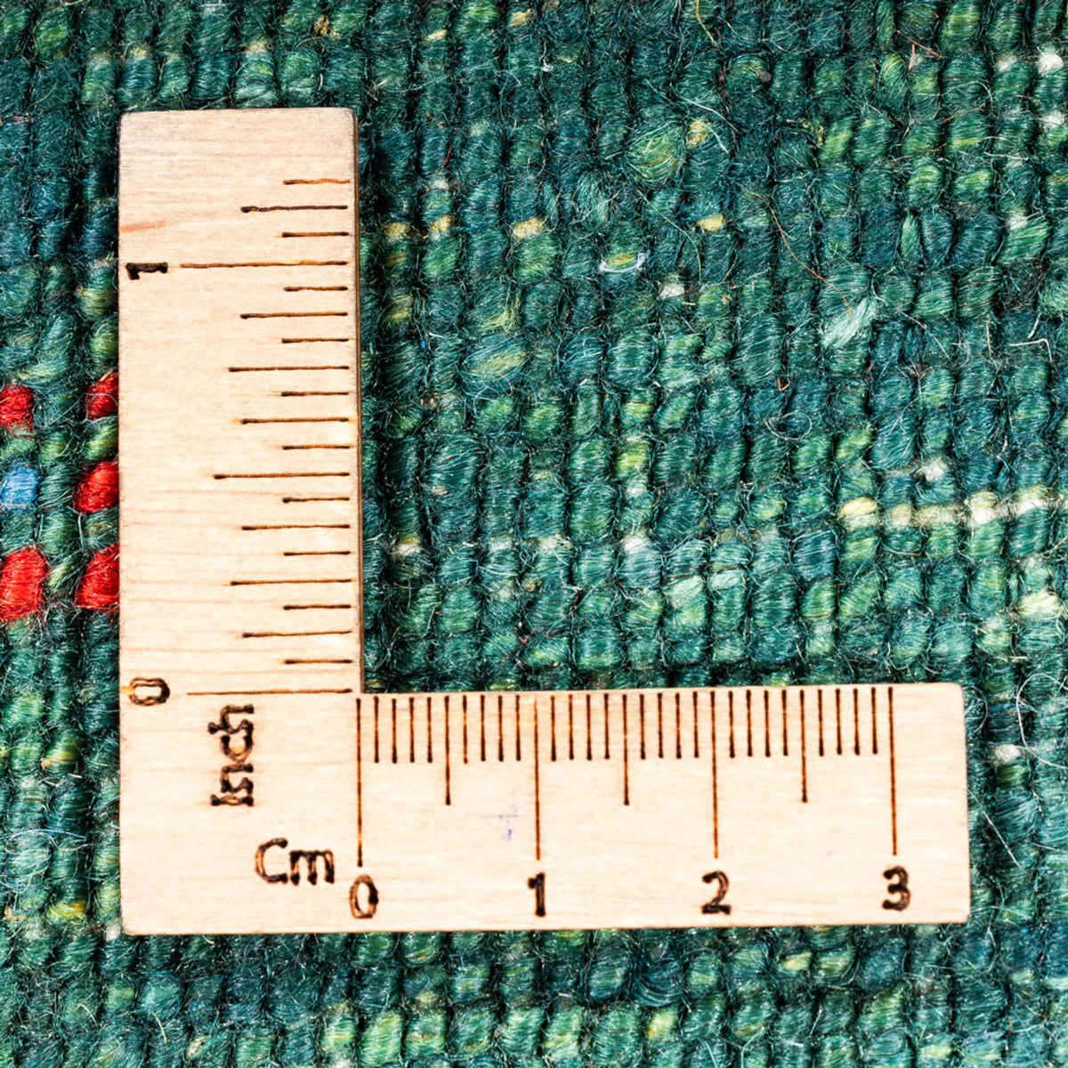 Dywan Gabbeh - Loribaft Perski - 145 x 93 cm - zielona