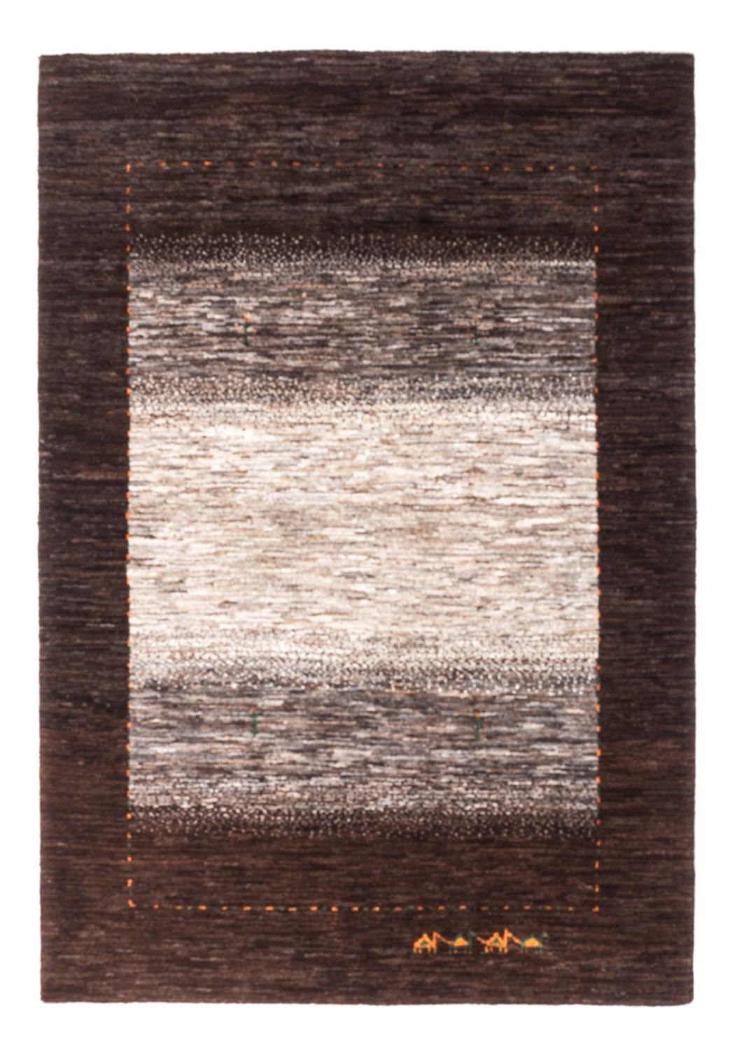 Dywan Gabbeh - Loribaft Perski - 154 x 103 cm - szary