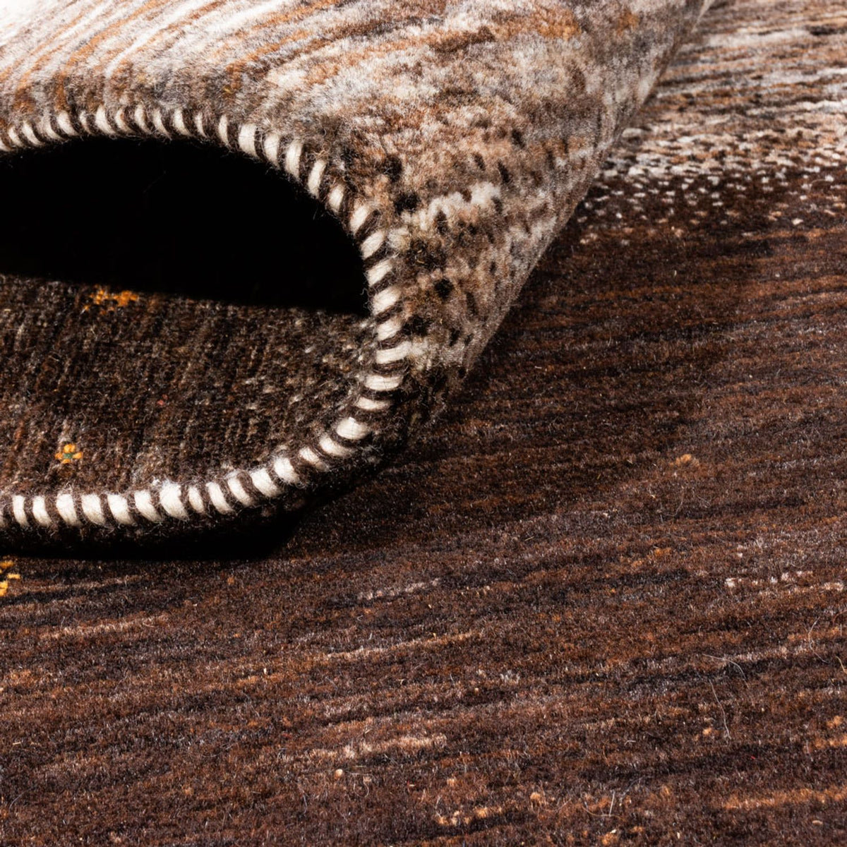 Dywan Gabbeh - Loribaft Perski - 246 x 170 cm - szary