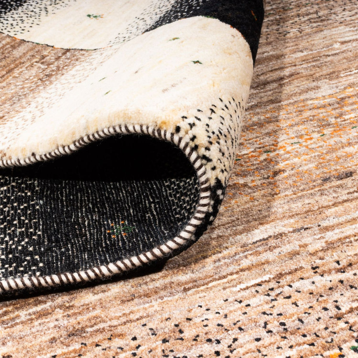 Dywan Gabbeh - Loribaft Perski - 248 x 175 cm - szary